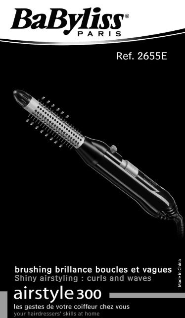 Babyliss Brosse soufflante Babyliss 2655E - notice