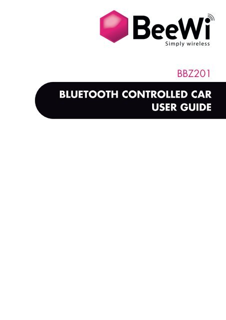 Beewi Voiture Beewi Bluetooth Mini Cooper S - notice