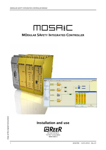 REER-Mosaic Manual