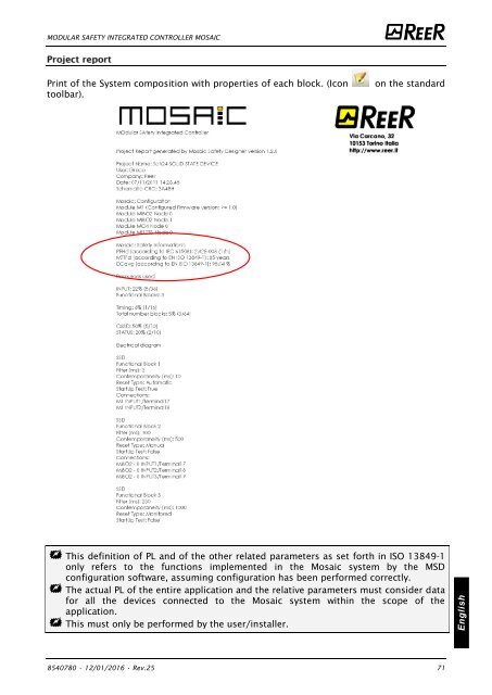 REER-Mosaic Manual