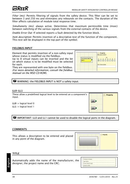 REER-Mosaic Manual