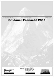 Idee-Suisse - Goldauer Fasnacht