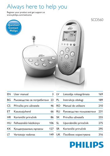 Philips Avent DECT Baby Monitor - User manual - SLK
