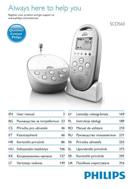 Philips Avent DECT Baby Monitor - User manual - SLK