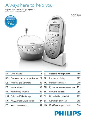 Philips Avent DECT Baby Monitor - User manual - LIT