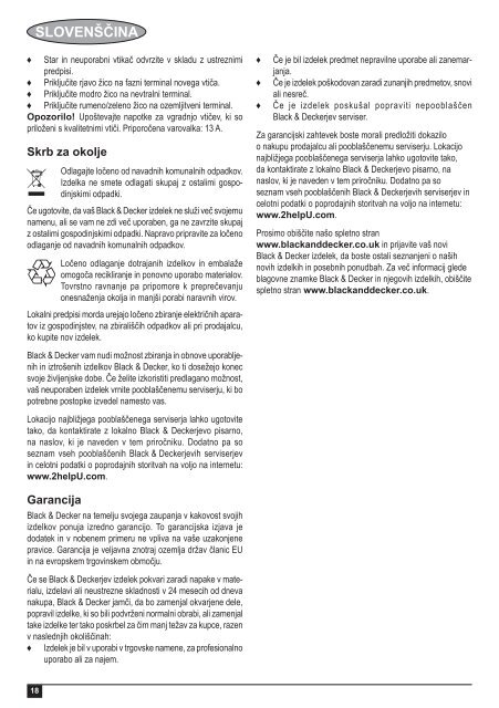 BlackandDecker Balai Laveur Vapeur- Fsm1610 - Type 1 - Instruction Manual (Balkans)