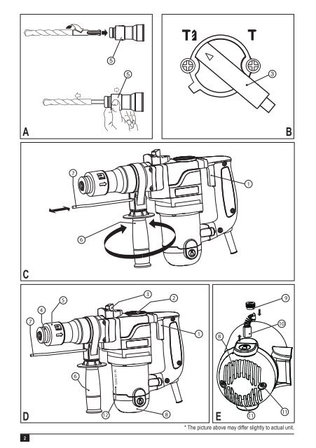 BlackandDecker Marteau Perforateur- Bphr272k - Type 1 - Instruction Manual (Anglaise)