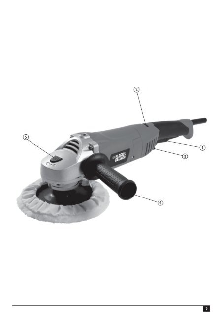 BlackandDecker Meule A Polir- Bpgp1518 - Type 1 - Instruction Manual (Turque)