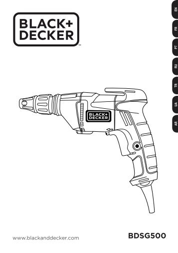 BlackandDecker Tournevis- Bdsg500 - Type 1 - Instruction Manual (Turque)