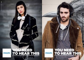 Philips O'Neill THE TREAD in ear headphones - Product brochure - ENG