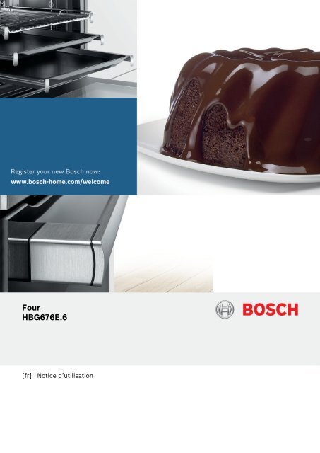 Bosch Four Encastrable Bosch HBG676ES6 - notice
