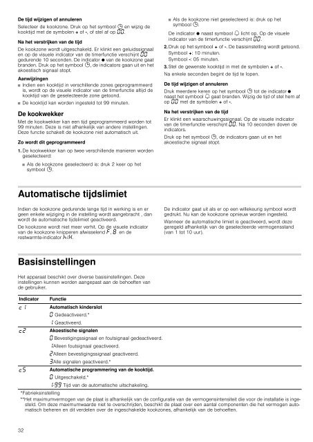 Bosch Table induction Bosch PIM611B18E - notice