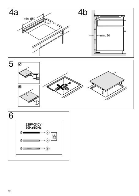 Bosch Table induction Bosch PIM611B18E - notice