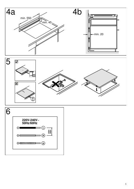 Bosch Table induction Bosch PIM611B18E - notice