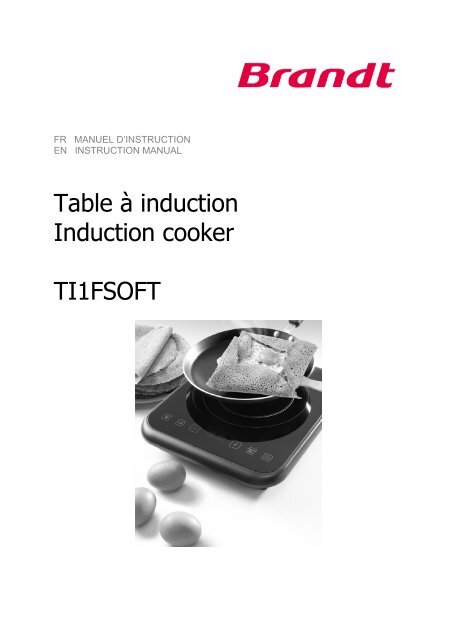 Plaque Induction Brandt Notice