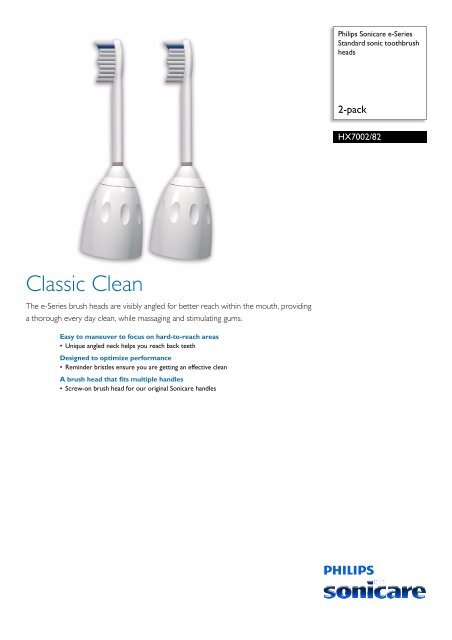e series brush heads