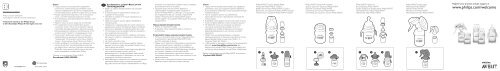 Philips Avent Classic+ baby bottle - User manual - RUS