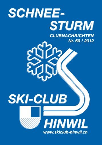 Schneesturm Nr. 60 - Ski-Club Hinwil