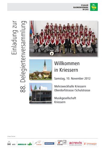 BERICHT des Präsidenten der Musikkommission - St.Galler ...