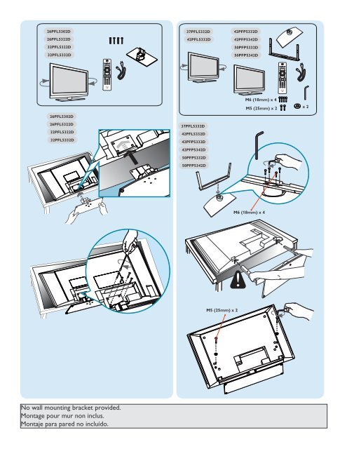Philips Widescreen Flat Tv Quick Start Guide Eng