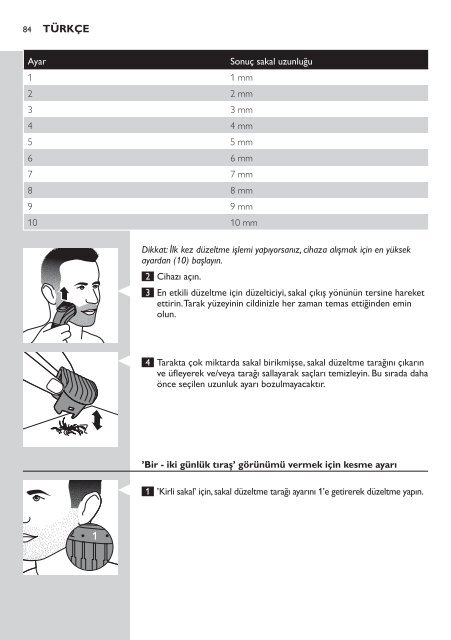 Philips Norelco Beardtrimmer 3100 Beard trimmer, Series 3000 - User manual - FIN