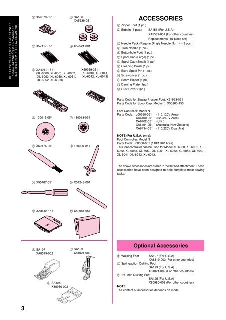 Brother XL-6053/6063 - Guide utilisateur