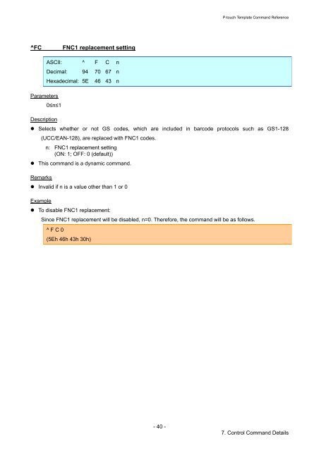 Brother QL-720NW - Manuel des mod&egrave;les P-touch/ R&eacute;f&eacute;rence des commandes