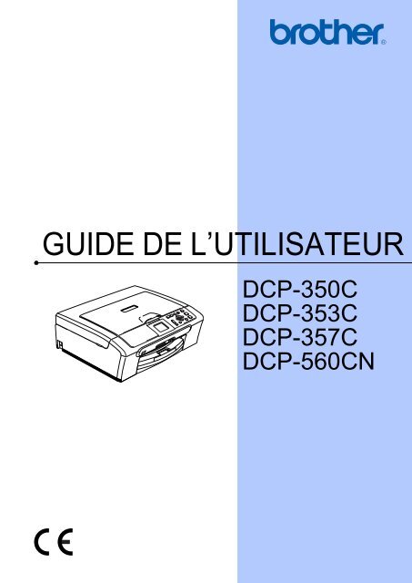 Brother DCP-353C - Guide utilisateur