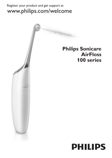 Philips Sonicare AirFloss Interdental - Rechargeable - User manual - ENG