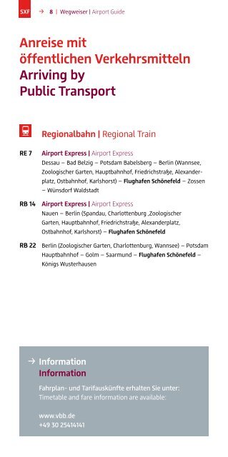 Airport Guide Schönefeld Airport