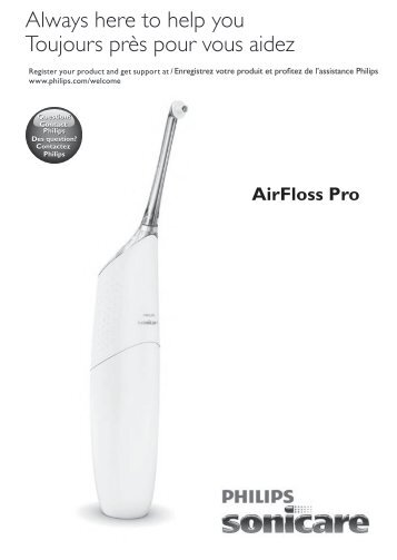 Philips Sonicare AirFloss Ultra AirFloss Ultra- Interdental cleaner - User manual - LSP