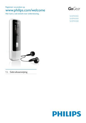 Philips GoGEAR MP3 player - User manual - NLD