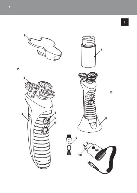 Philips NIVEA FOR MEN shaver - User manual - POL