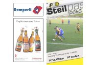 FC St. Otmar - FC Teufen - beim FC St.Otmar St.Gallen