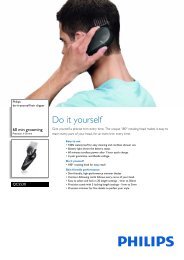 Philips do-it-yourself hair clipper - Leaflet - AEN