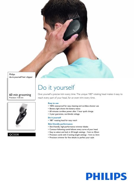 philips do it yourself hair trimmer