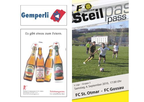 FC St. Otmar - FC Gossau - beim FC St.Otmar St.Gallen
