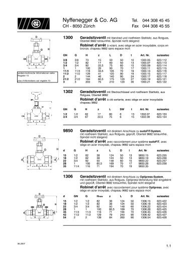 katalog_2007_teil 1.qxp - Nyffenegger Armaturen AG