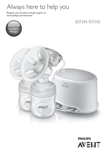 Philips Avent Comfort Double electric breast pump - User manual - LIT