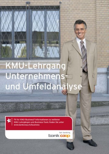 KMU-Lehrgang Unternehmens- und Umfeldanalyse.indd - Bank Coop