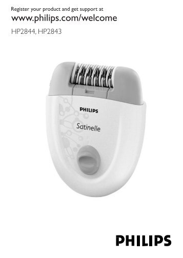 Philips Norelco Epilator - User manual - HRV