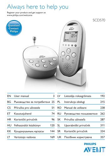 Philips Avent DECT Baby Monitor - User manual - CES