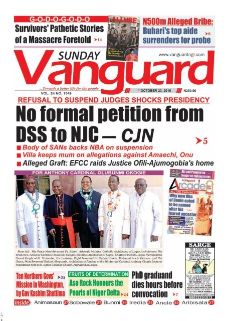 No formal petition from DSS to NJC - CJN