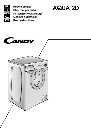 Candy Lave linge compact Candy AQUA1042D1 - notice