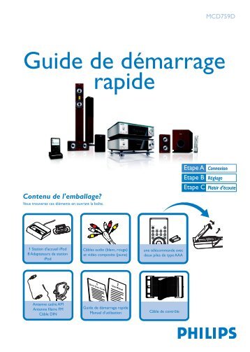 Philips DVD Micro Theater - Quick start guide - FRA