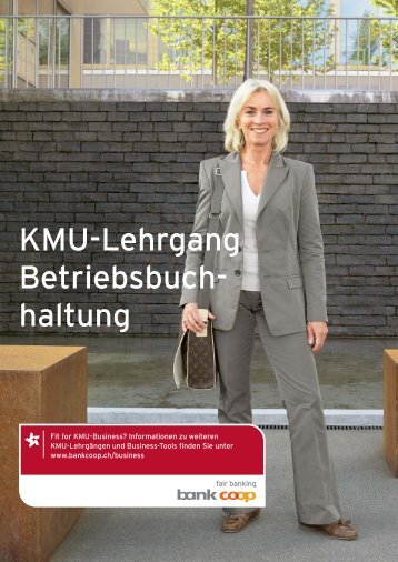 KMU-Lehrgang Betriebsbuchhaltung.indd - Bank Coop