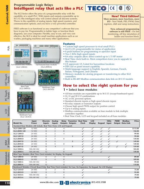 BB ELECTRONICS CATALOG (2010)