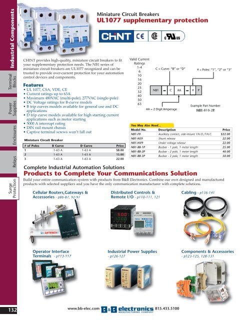 BB ELECTRONICS CATALOG (2010)