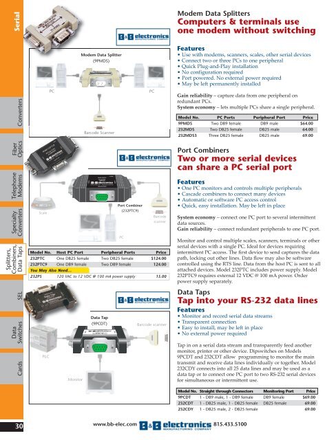 BB ELECTRONICS CATALOG (2010)