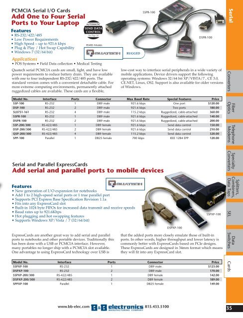 BB ELECTRONICS CATALOG (2010)